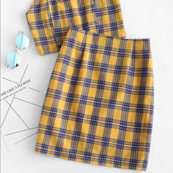 Zaful Dresses & Skirts - Plaid Skirt